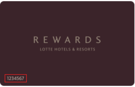 Rewards card