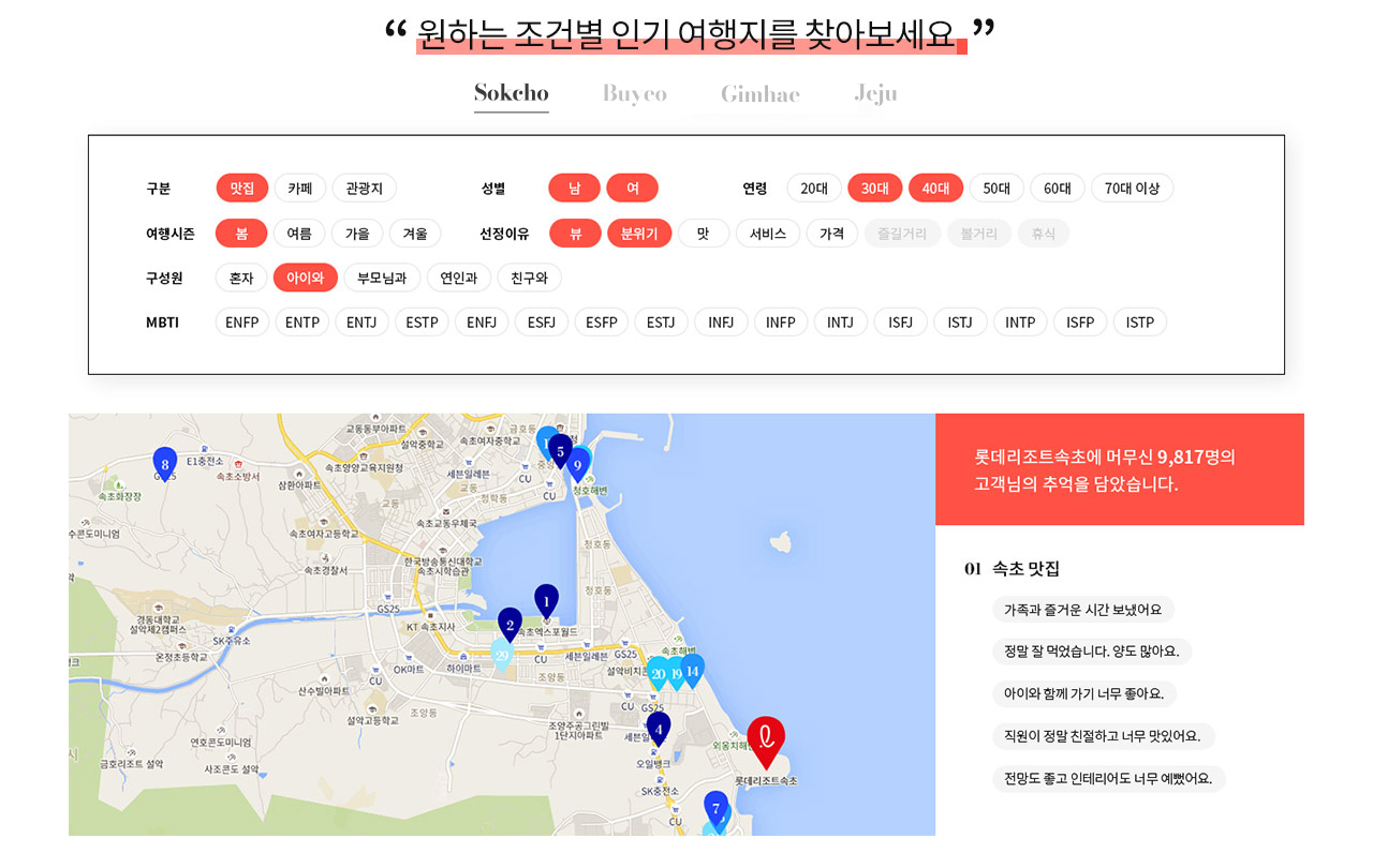 투숙객 진심을 담은 여행지도 Travel Graphy